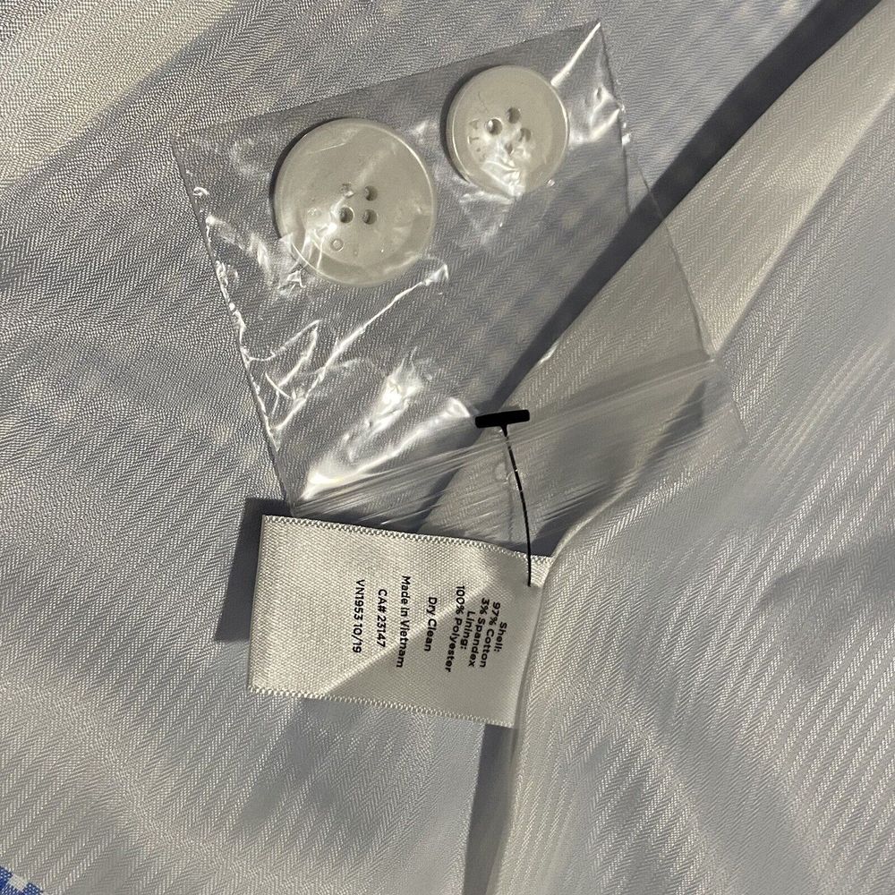 Talbots Blazer Gingham Checkered Single Button Ja… - image 4